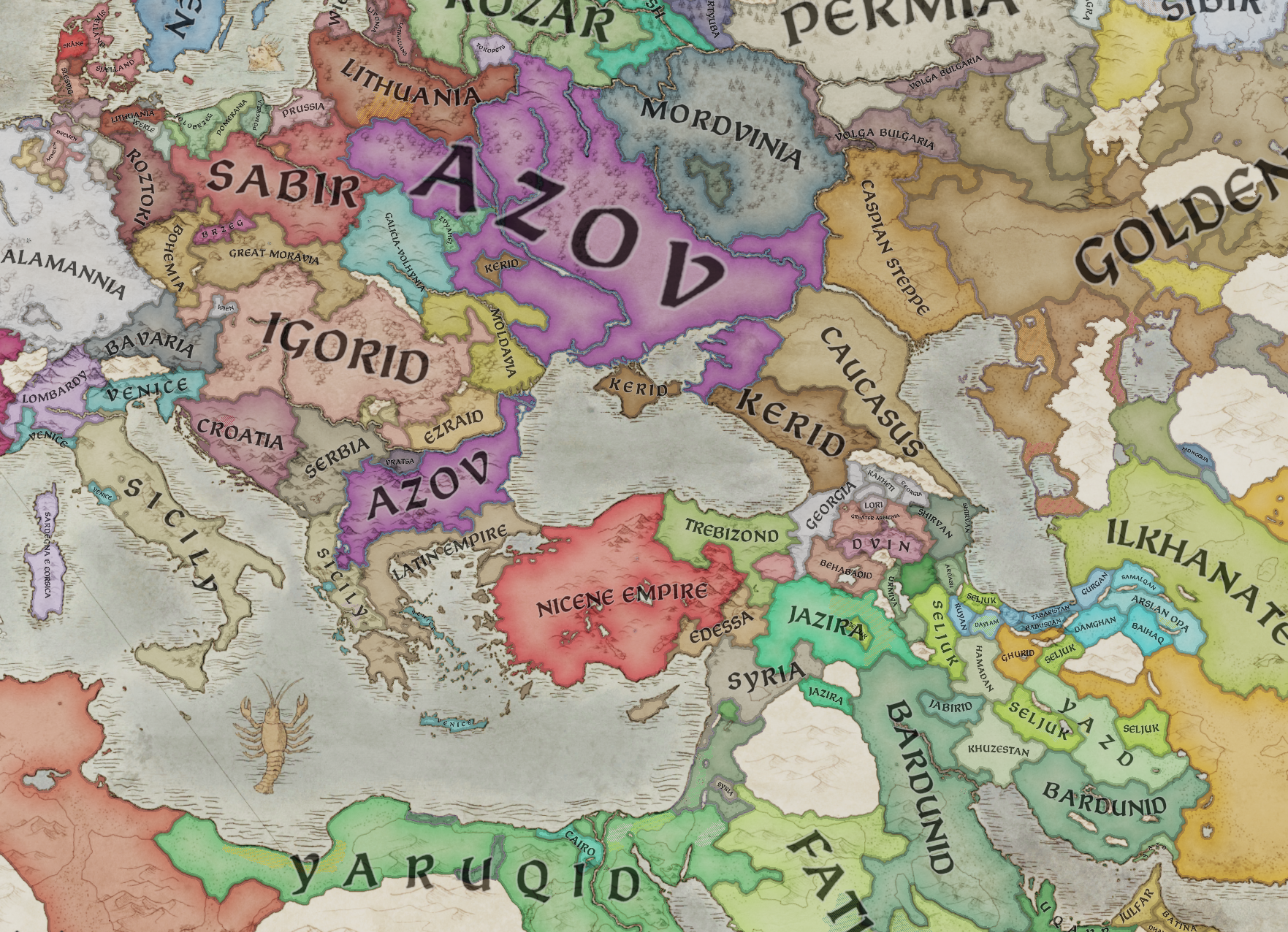 Worldmap 1244 AD End of Empires.png